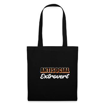 Antisocial Extroverters Friendly Person Poison - Tote Bag - black - Front