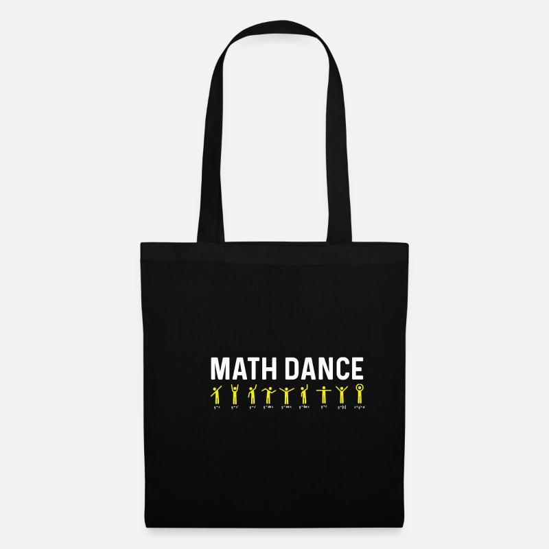 Math Dance. Poison pour professeur de mathématiques - Sac en tissu - noir