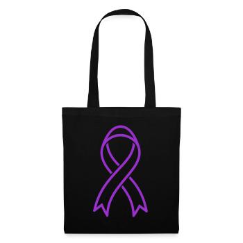 Sensibilisation à la maladie d’Alzheimer - Sac en tissu - noir - Devant