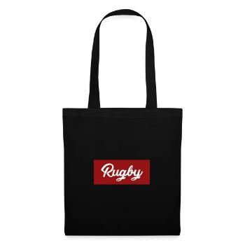 Rugby vintage - Sac en tissu - noir - Devant