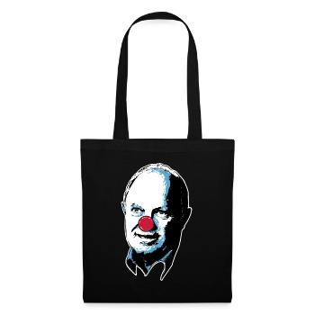 Clown Tshirt - Circus Clown Costume - Tote Bag - black - Front
