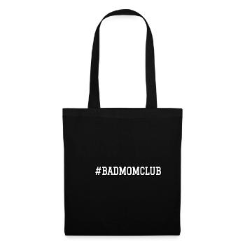 Bad Mom Club Mama Muttertag Lustig Geschenk Idee - Stoffbeutel - Schwarz - Vorne