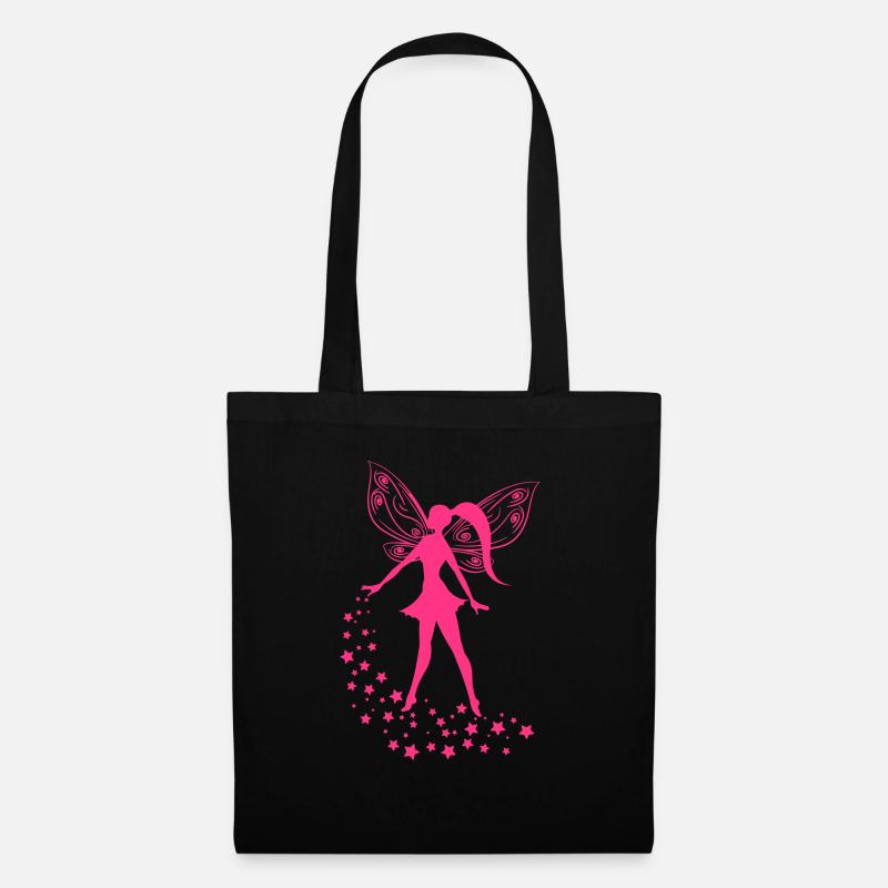 fairy - Stoffbeutel - Schwarz
