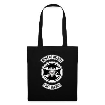 breizh bikers 03 - Sac en tissu - noir - Devant