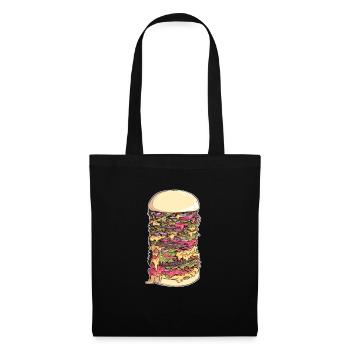Monster Hamburger - Tote Bag - black - Front
