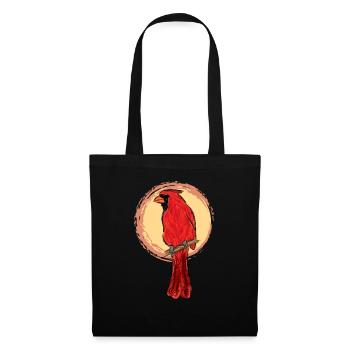 Red Cardinal / Northern Cardinal Design II - Tote Bag - black - Front