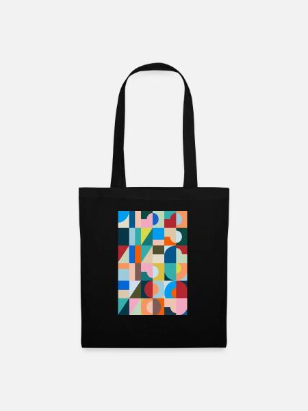 Numbers, digits, numbers - Tote Bag - black