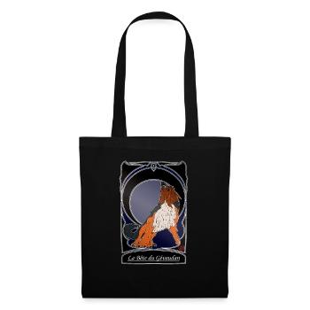 La Bete du Gevaudan - folklore Lozere Ardeche - Tote Bag - black - Front