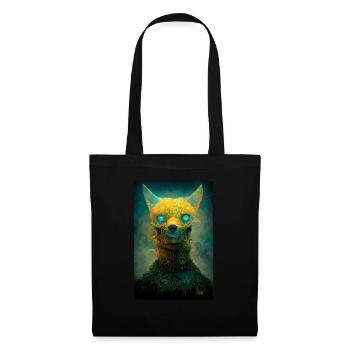 Chien radioactif - Sac en tissu - noir - Devant