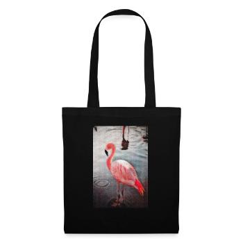 Vintage Flamingo Painting, Birds Lover Gift Ideas - Tote Bag - black - Front