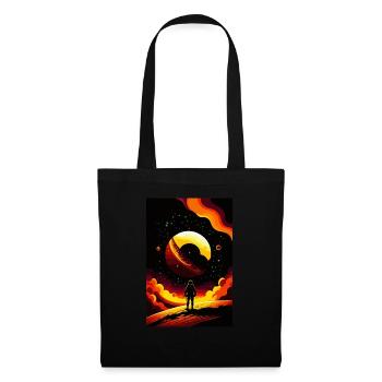 lost in space - Sac en tissu - noir - Devant