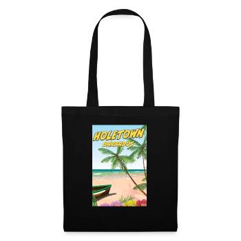 Holetown Barbade - Sac en tissu - noir - Devant