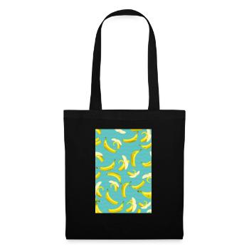 Banana pattern - Tote Bag - black - Front