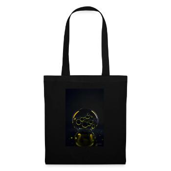 Bubbles in a blister yellow 1 - Tote Bag - black - Front