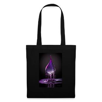 Drops purple 2 - Tote Bag - black - Front