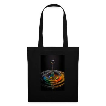 Drop arc-en-ciel 4 - Sac en tissu - noir - Devant