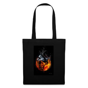 Lâche le feu 6 - Sac en tissu - noir - Devant