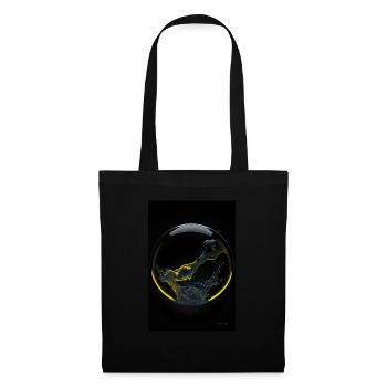 Kaos in a blister yellow 2 - Tote Bag - black - Front