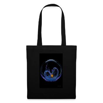 Kaos dans une bulle néon 2 - Sac en tissu - noir - Devant