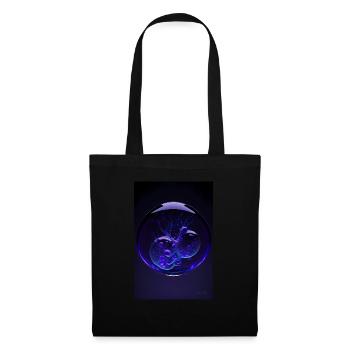 Kaos dans une bulle violette 4 - Sac en tissu - noir - Devant