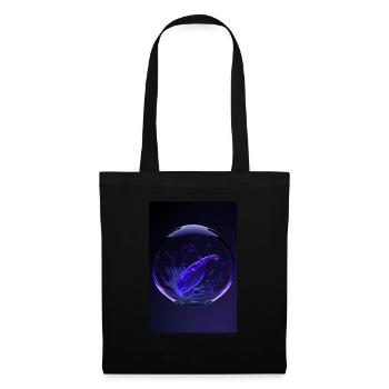 Kaos dans une bulle violette 2 - Sac en tissu - noir - Devant
