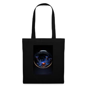 Kaos in einer Blase plasma 2 - Stoffbeutel - Schwarz - Vorne
