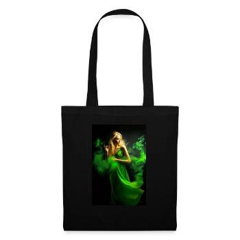 Beauté verte 4 - Sac en tissu - noir - Devant