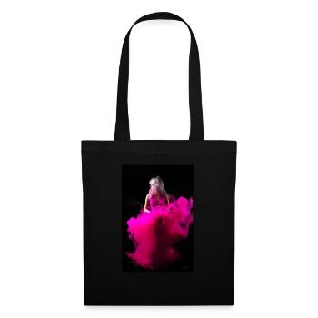 Magenta Schönheit 4 - Stoffbeutel - Schwarz - Vorne