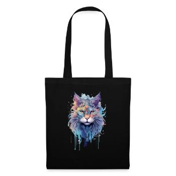 Chat indépendant - Sac en tissu - noir - Devant