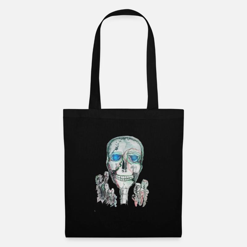 halloween grusel - Stoffbeutel - Schwarz