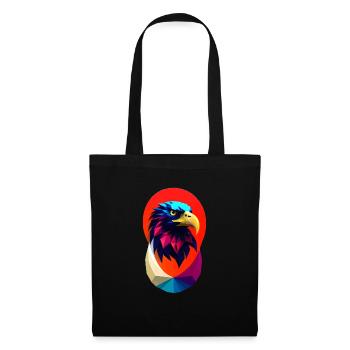 Aigle #3 - Sac en tissu - noir - Devant