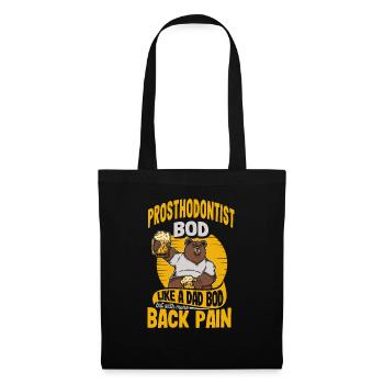 Prosthodontiste Bod Like A Dad Bod Funny Dentist - Sac en tissu - noir - Devant