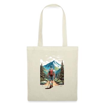 Aventure sur les sentiers de montagne - Sac en tissu - nature - Devant