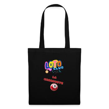 LOTO - BINGO - 8 - LA CACAHUETE - Sac en tissu - noir - Devant