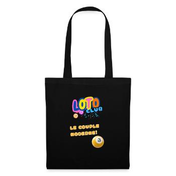 LOTO - BINGO - 3 - LE COUPLE MODERNE - Sac en tissu - noir - Devant