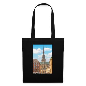 Marienkirche Osnabrück - Stoffbeutel - Schwarz - Vorne