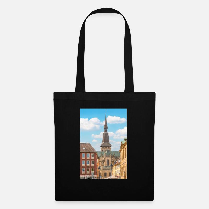 Marienkirche Osnabrück - Stoffbeutel - Schwarz