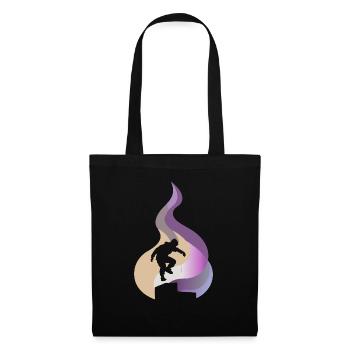 Parkour runner traceurs Hanche - Sac en tissu - noir - Devant