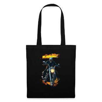 Courir avec style ! 🚗💨 Habillez-vous et décorez la vitesse - Sac en tissu - noir - Devant