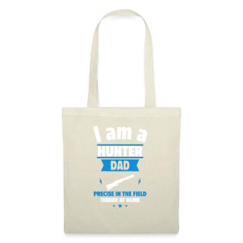 Jäger Papa, Vatertagsgeschenk - Stoffbeutel - Natur - Vorne