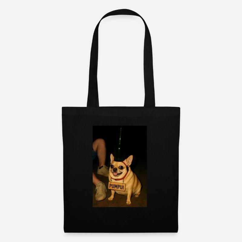 Der Pumpui Hund - Stoffbeutel - Schwarz