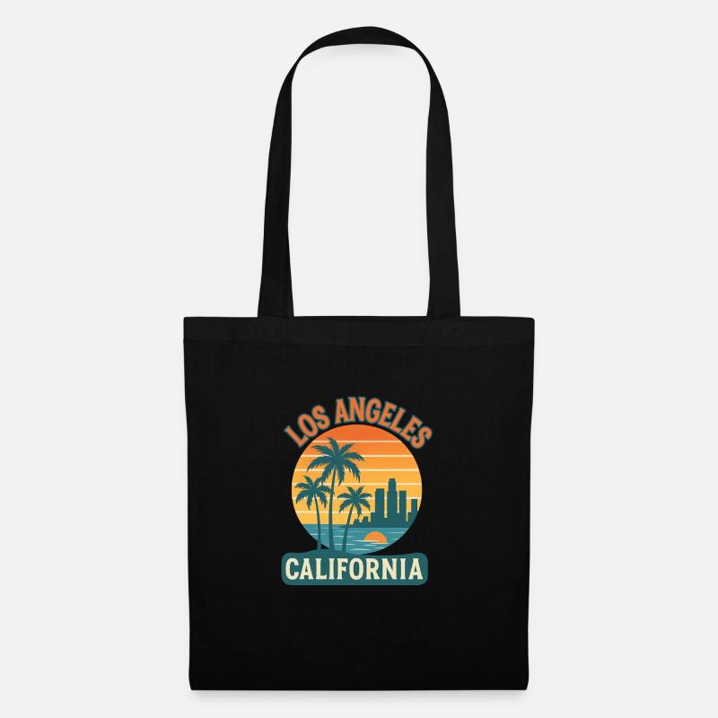 Los Angeles - Stoffbeutel - Schwarz