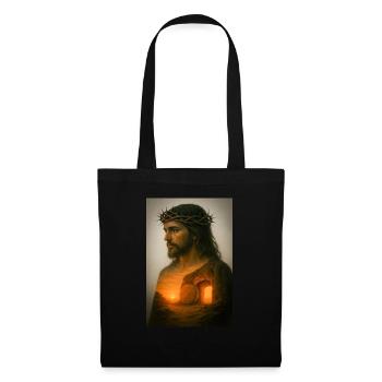 Sauveur ressuscité à l’aube - Sac en tissu - noir - Devant