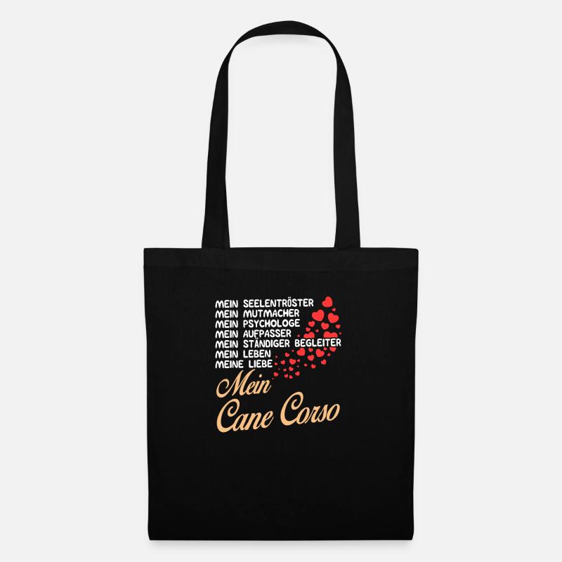 Cane-Corso - Mein - Stoffbeutel - Schwarz