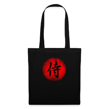 Kanji Samurai - Stoffbeutel - Schwarz - Vorne