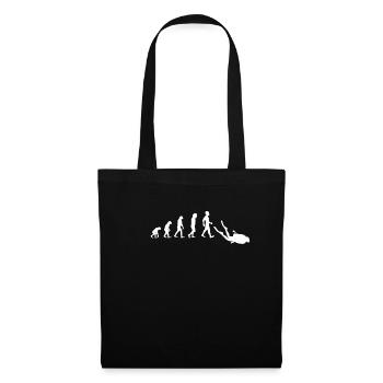 Evolution Plongée Plongée Idée Cadeau Garçons - Sac en tissu - noir - Devant
