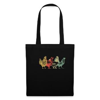 Chickens farm - Tote Bag - black - Front