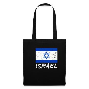 Israël - Sac en tissu - noir - Devant