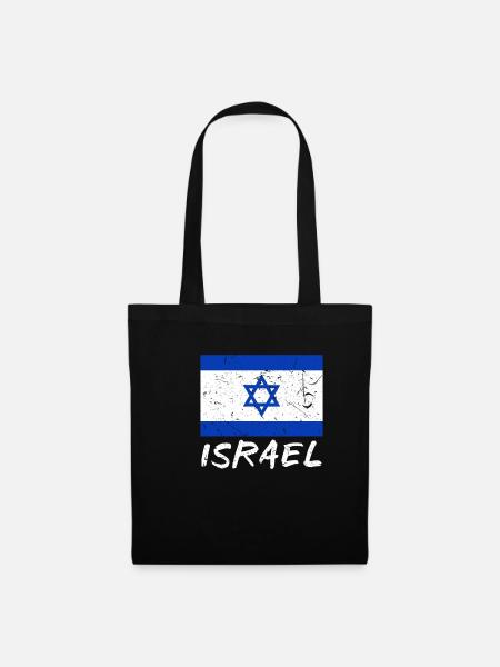 Israel - Stoffbeutel - Schwarz