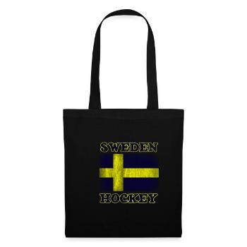Suède Hockey - Sac en tissu - noir - Devant